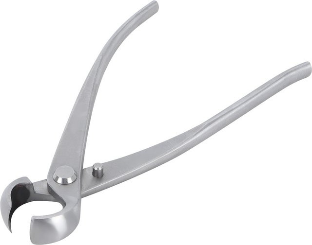 Aramox Gartenschere mit konkavem Knopfschneider aus Edelstahl in Silber, Länge: 18 cm - Bild 1