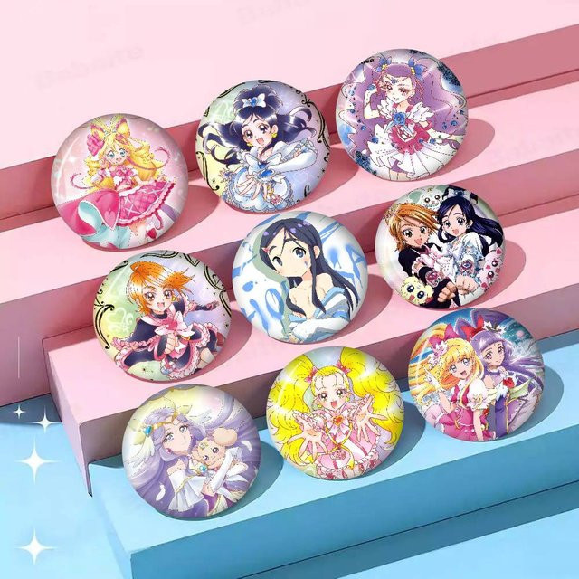 Brosche Anime Futari Wa Pretty Cure, Runde Anstecknadel, Unisex - Bild 1