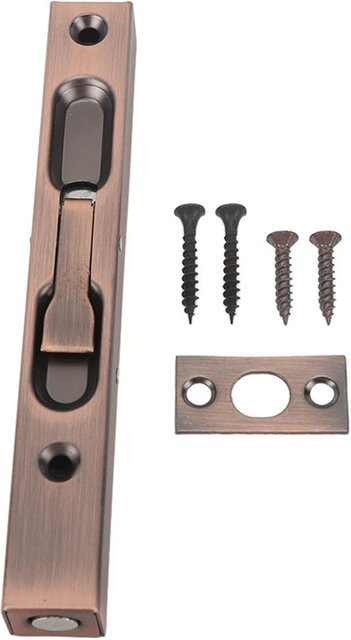 OutsideWorld Schieberiegel aus verdickter Aluminiumlegierung als verdeckte Schiebesperre für Türen in Rose Gold - Bild 1