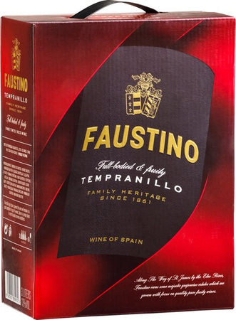Faustino Tempranillo Rotwein trocken Bag-in-Box 3,0 l