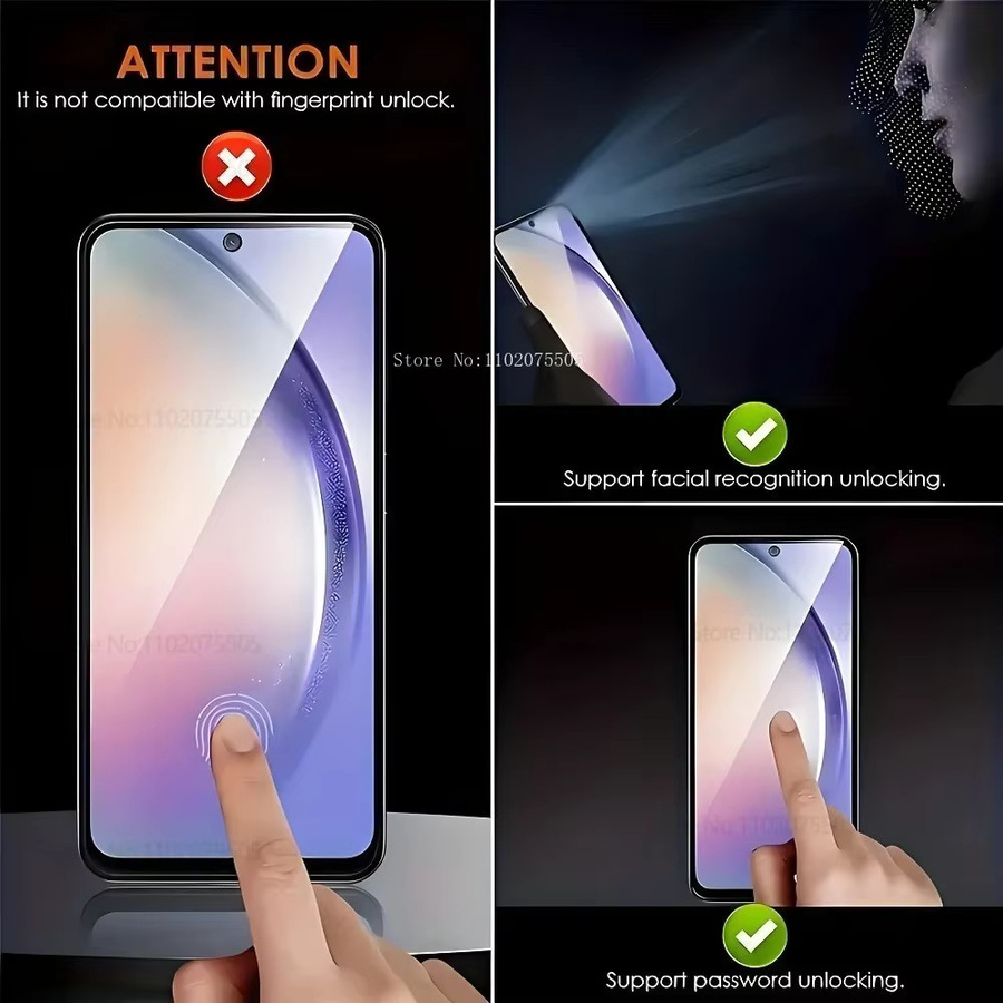3 Stück matte Hydrogelfolie für Huawei Pura 80 Ultra, 70 Ultra, 80 Pro+ und 70 Pro+ mit Anti-Fingerabdruck-Schutz - Bild 2