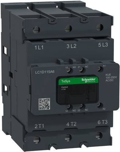 Schneider Electric LC1D115A6KUE Leistungsschütz in Grau - Bild 1