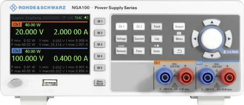 Rohde & Schwarz NGA142 Labornetzgerät mit 2 Ausgängen, 80W, bis 100V und 2A, fernsteuerbar und programmierbar - Bild 1