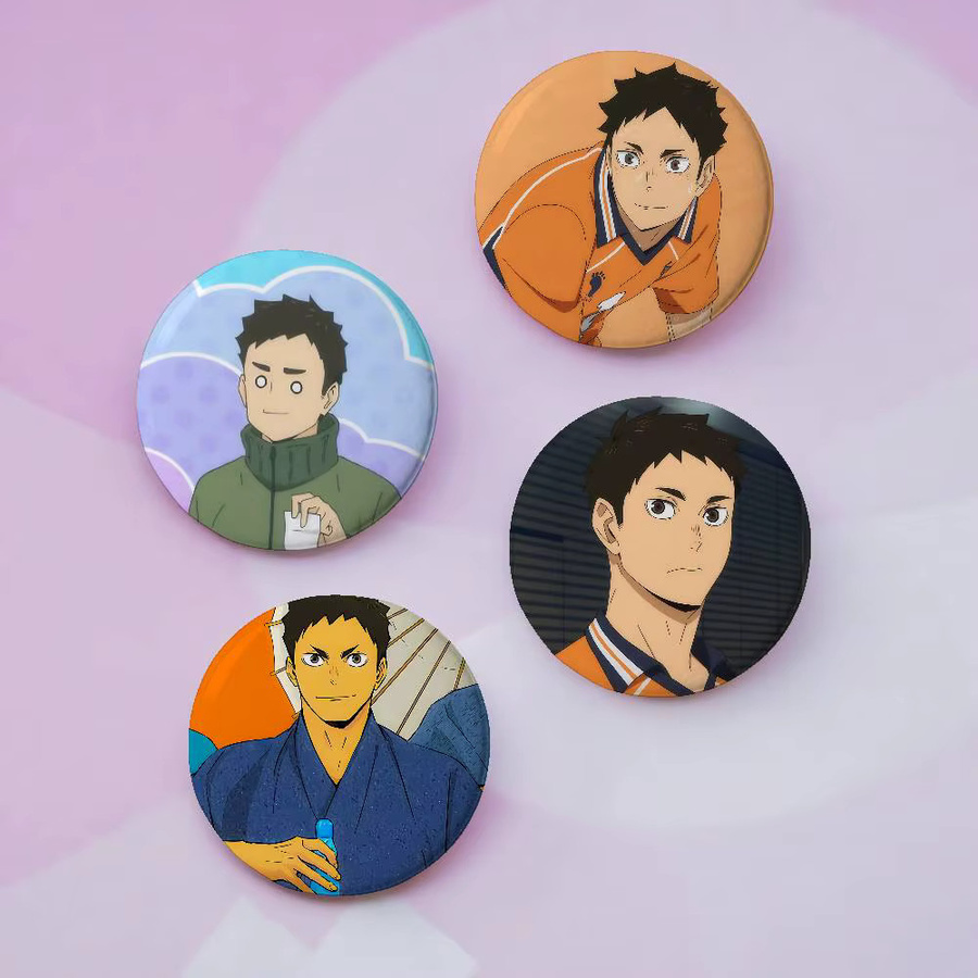 Brosche Anime Daichi Sawamura, Runde Abzeichen, Unisex - Bild 2