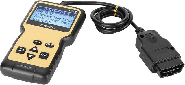 Koogeelife MINI OBD2 Auto Scanner Code Lesegerät zur Motorkontrollleuchte Fehler Diagnose in Beige - Bild 1