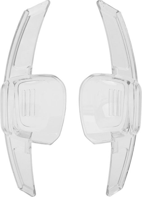 Fishine Performance Klare Schaltwippen-Verlängerung zum Anstecken für MK8 R MK6 MK2 GLI MK7 Facelift 2021+ Weiß/Transparent - Bild 1