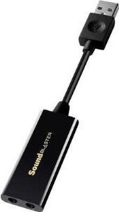 Creative Sound Blaster Play! 3 USB Stereo Soundkarte in Schwarz mit 96 kHz und 93 dB S/N - Bild 1