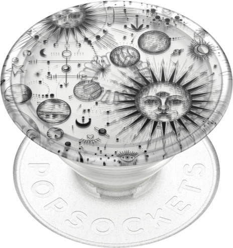 PopSockets PopGrip PlantCore Cosmic Sun Smartphone Grip in Multicolour und Weiss - Bild 1