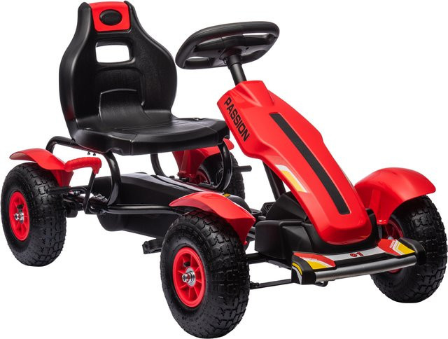 HOMCOM Gokart Tretauto, Rot, ab 5 Jahre - Bild 1