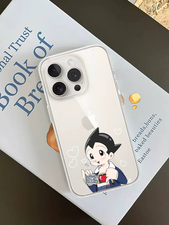 Mesuca Astro Boy Handyhülle für iPhone, transparente stoßfeste Silikonhülle - Bild 5