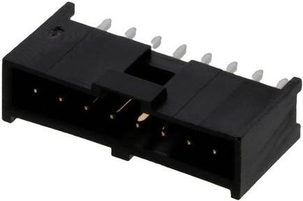 Molex Einbau-Stiftleiste Standard 8-polig in Schwarz und Gold - Bild 1
