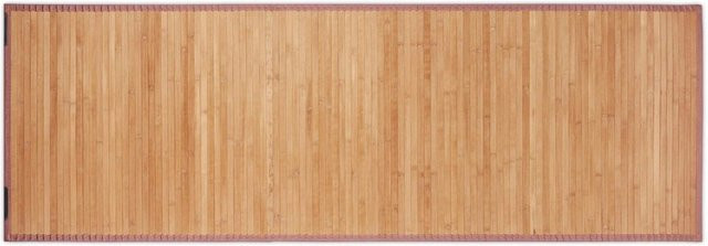 Relaxdays Bambusmatte aus Bambus und Polyester in Braun, rutschhemmend, Breite: 61 cm, Tiefe: 182 cm - Bild 1