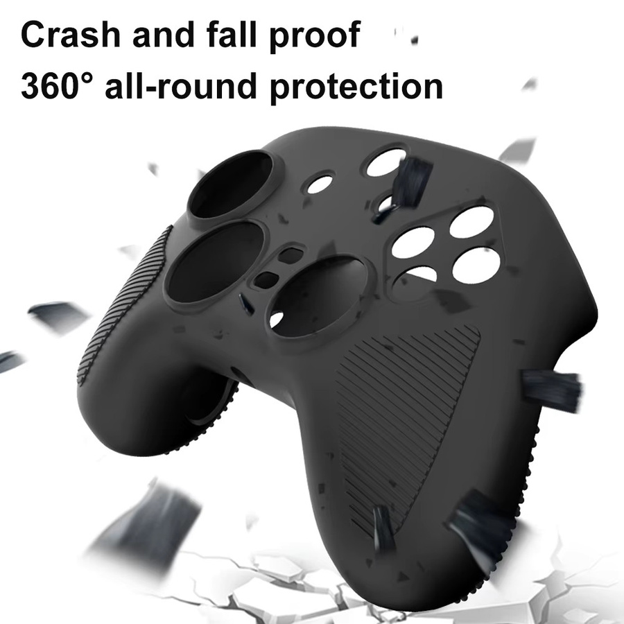 Razer Wolverine V3 Pro Gaming-Controller Silikon-Grip-Hülle in Schwarz für vollständigen und sturzsicheren Schutz - Bild 3