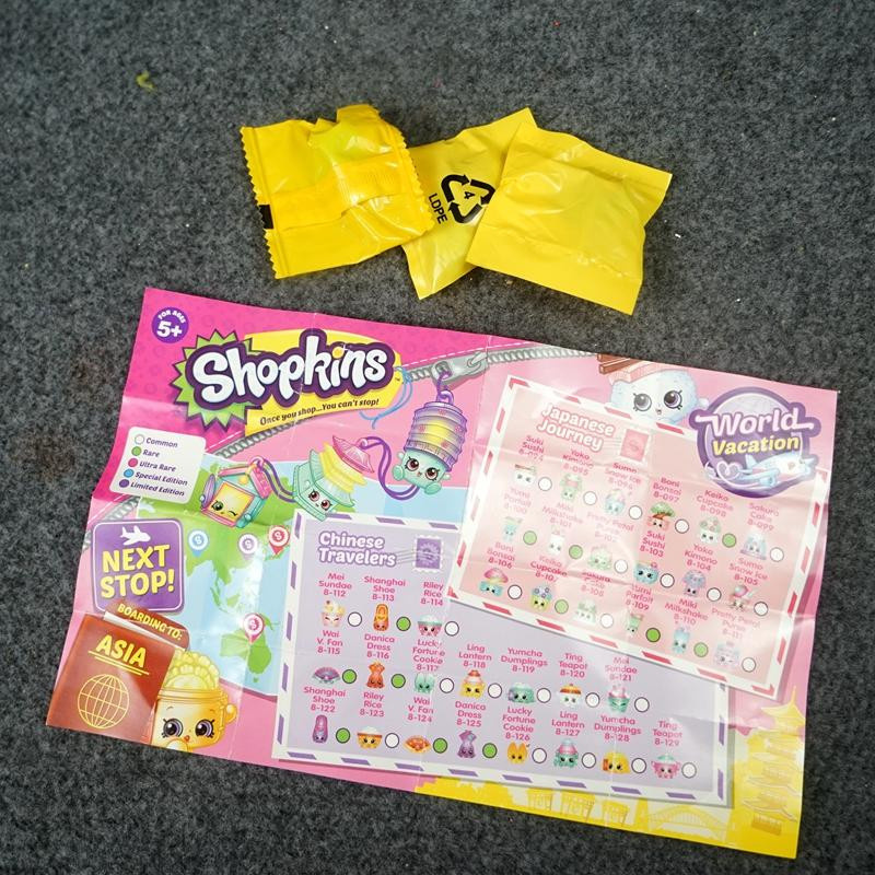 Shopkins Supermarkt Mini-Figuren Überraschungstüten Früchte Elfen Miniatur-Spielzeug - Bild 1