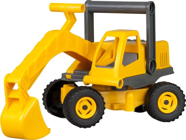 LENA Eco Actives Bagger Baufahrzeug aus Kunststoff-Holz-Gemisch ab 24 Monate - Bild 3