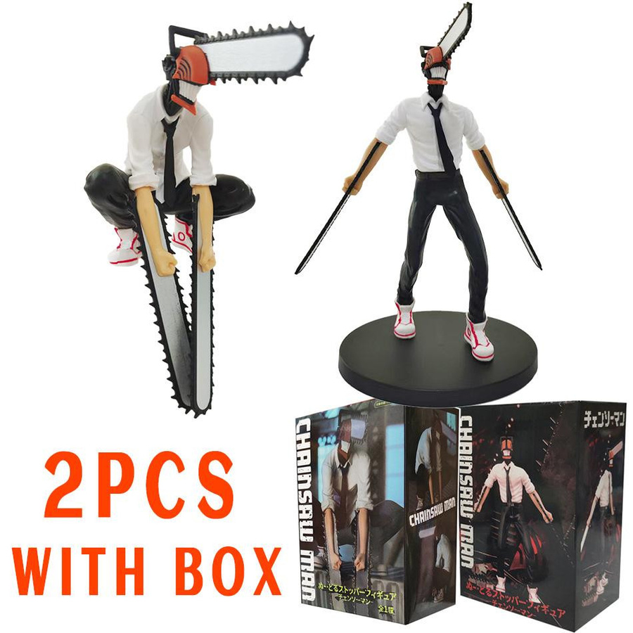 Chainsaw Man Denji und Power Anime Actionfigur von Fashnics in Multicolor aus PVC - Bild 3