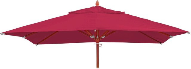 Ersatz-Bezug für MCW Gastronomie Holz-Sonnenschirm C57 aus Polyester, Farbe: Bordeaux, B/T/H: 400 x 400 x 400 cm - Bild 2