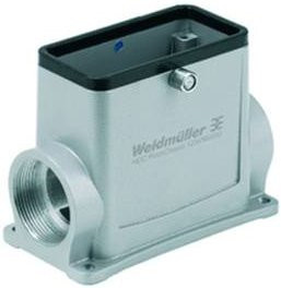 Weidmüller HDC 24D SZO 2PG21G 1968350000 Sockelgehäuse aus Edelstahl in Silber - Bild 1
