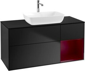 V&B Waschtischunterschrank Finion in Blau lackiert, Breite: 120 cm, Tiefe: 50,1 cm, Höhe: 50,1 cm - Bild 1