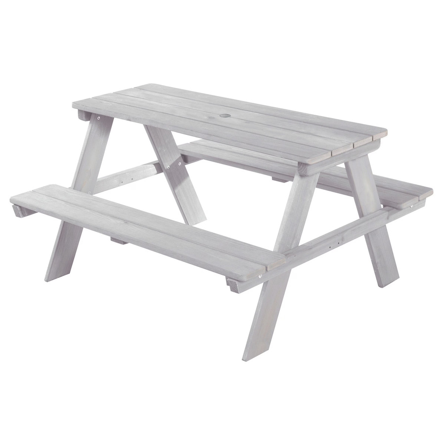 Roba Kindersitzgarnitur Outdoor aus Massivholz mit Sitzkissen Little Stars in Grau - Bild 2