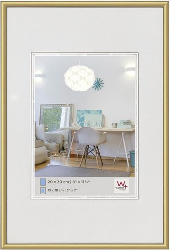 Walther Design Bilderrahmen New Lifestyle, Gold, B/H: 31 x 46 cm - Bild 1