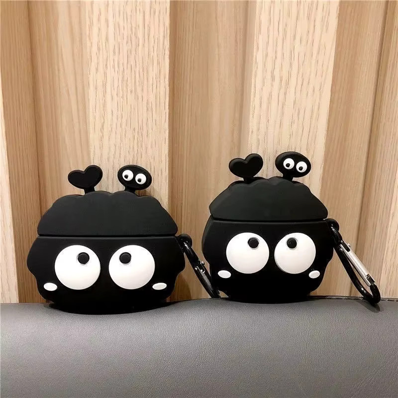 Niedrige Silikon-Schutzhülle für Apple AirPods Generation 1 2 3 4 und AirPods Pro 2 in Schwarz - Bild 3