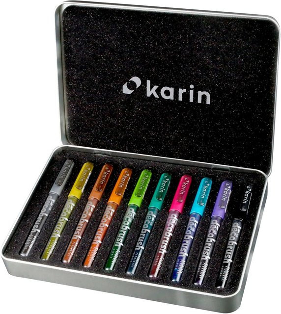 Karin Deco Brush Metallic Marker Set mit 10 Farben in Multicolour - Bild 1