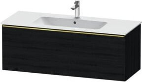 Duravit Waschtischunterschrank D-Neo wandhängend in Schwarz, B: 121 cm, T: 46,2 cm, H: 44 cm - Bild 1