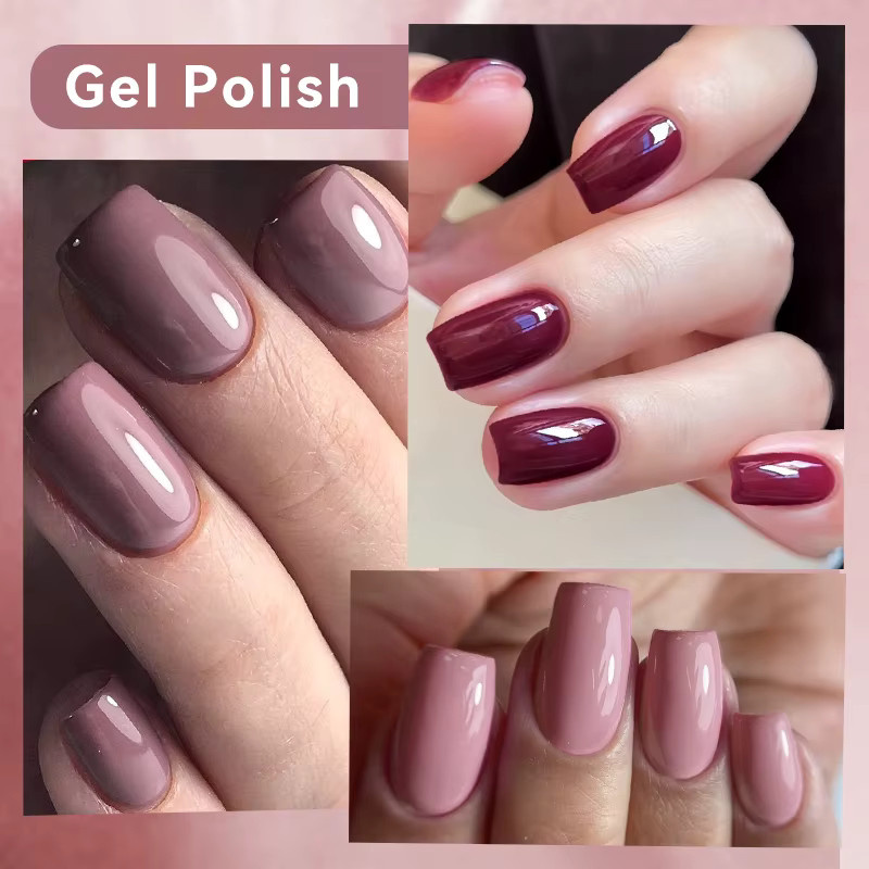 UR SUGAR Gel-Nagellack-Set, nackt, rosa, rot, glänzend, 7 ml - Bild 2