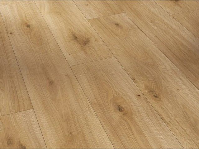Parador Laminatboden Basic 400 Eiche Horizont natur Landhausdiele mit V-Fuge in Braun - Bild 1