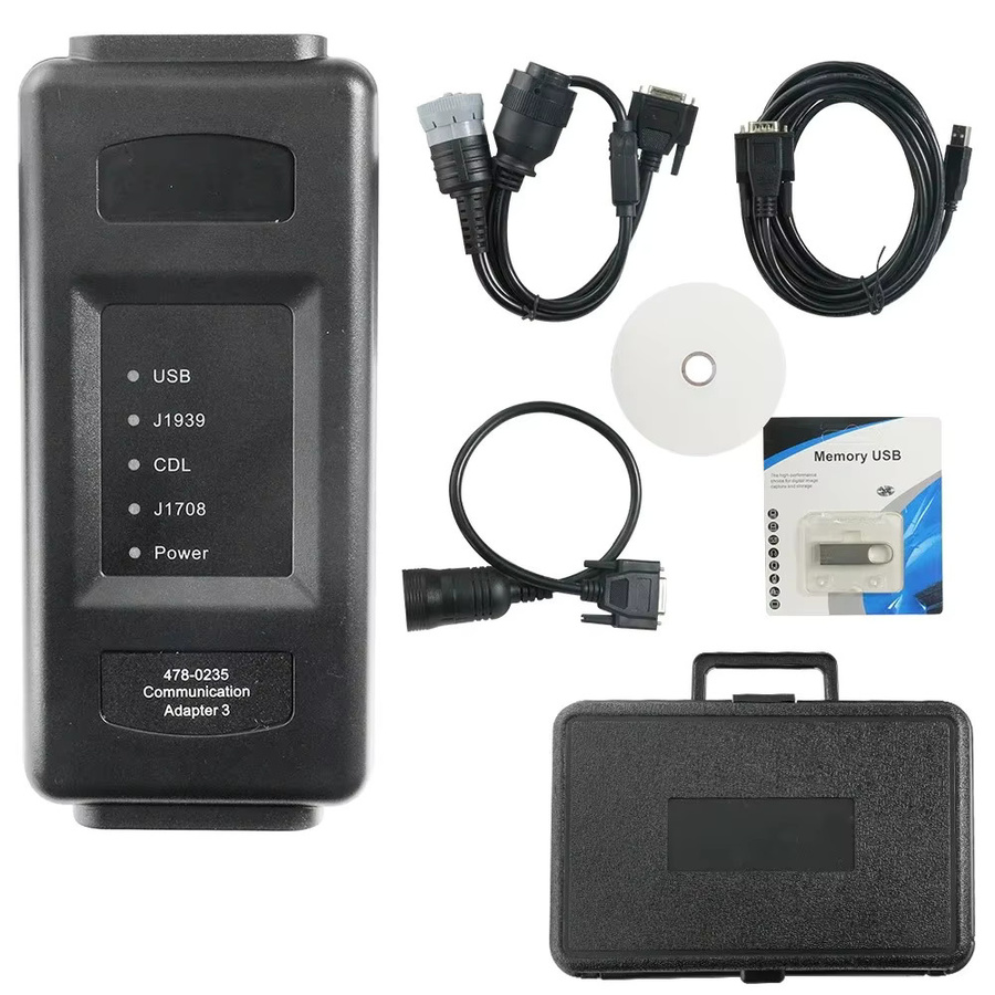 Caterpillar ET4 Kommunikationsadaptergruppe 478-0235 Elektrisches System-Diagnosetool-Kit in Schwarz - Bild 5