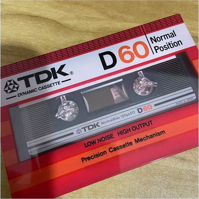 TDK D60 Audioaufzeichnungs-Kassette mit 60 Minuten Aufnahmezeit, neu und versiegelt - Bild 1