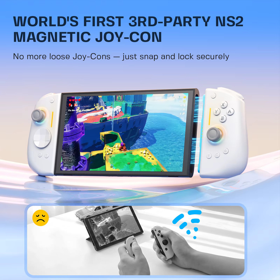 NYXI Hyperion 3 Kabelloser Bluetooth JoyPad für Nintendo Switch in Weiß - Bild 2