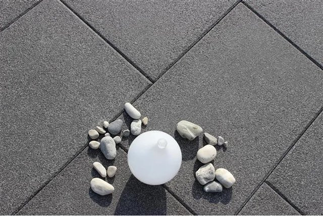 Diephaus Terrassenplatte Rustic Basalt in Grau, B/T/H: 60 x 40 x 4 cm - Bild 1