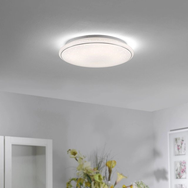 Just Light LED-Deckenleuchte Jupiter Sternenhimmel Weiß, Durchmesser: 59 cm - Bild 1