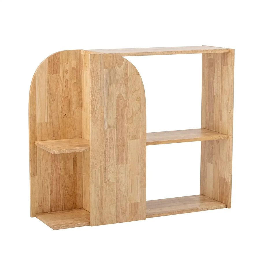 Bloomingville Bücherregal Alec aus Rubberwood in Nature Brown, B/T/H: 85,0 x 25,0 x 70,0 cm - Bild 1