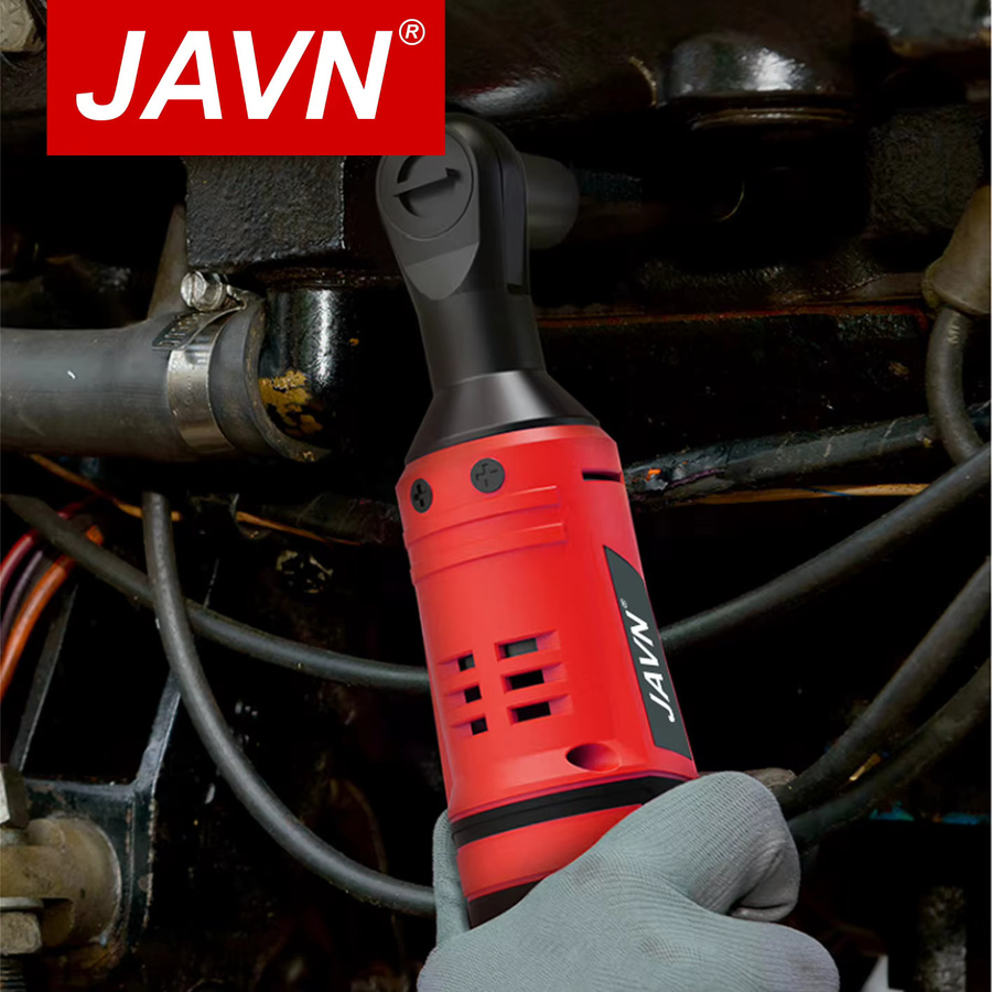 JAVN 12V Akku-Elektroschrauber mit 45NM Drehmoment und 3/8 Zoll Ratschenfunktion, roter Akku-Schraubenschlüssel für Autoreparaturen - Bild 4