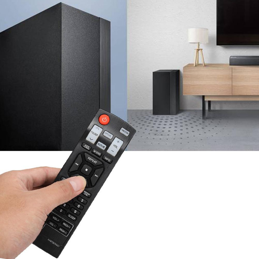 Alternative Fernbedienung für LG Soundbar AKB73575421 in Schwarz für NB3530A und NB4530A - Bild 3