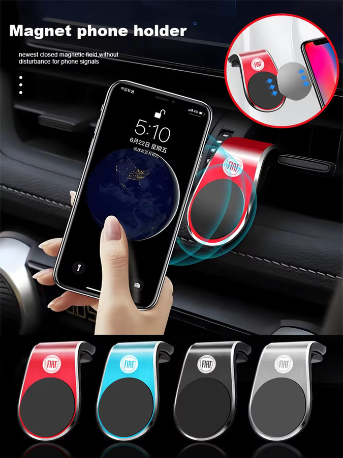 Magnetische Autotelefonhalterung Clip-Halterung für FIAT Abarth 500e Panda Tipo FR Argo Freemont Viaggio Bravo Punto Doblo - Bild 6