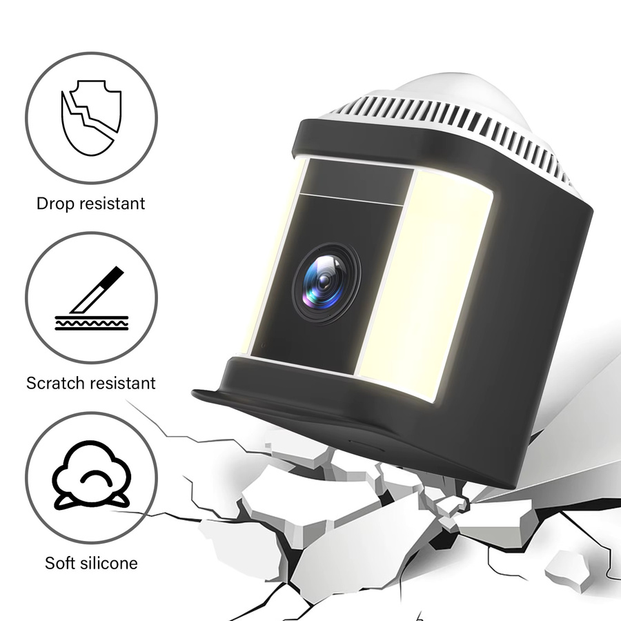 Ring Silikon-Kamera-Schutzhülle für Spotlight Cam Pro und Cam Plus in Schwarz - Bild 3