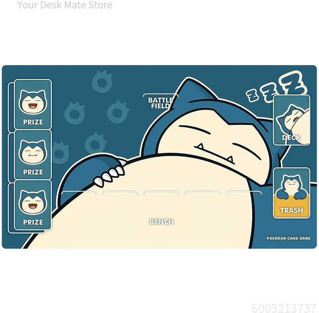 Bandai Pokémon Snorlax Karten-Spielmatte, Zubehör - Bild 1