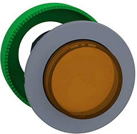 Schneider Electric ZB5FH53C0 Drucktaster-Frontelement aus Kunststoff in Orange, Grau und Multicolour mit IP69K Schutzart - Bild 1