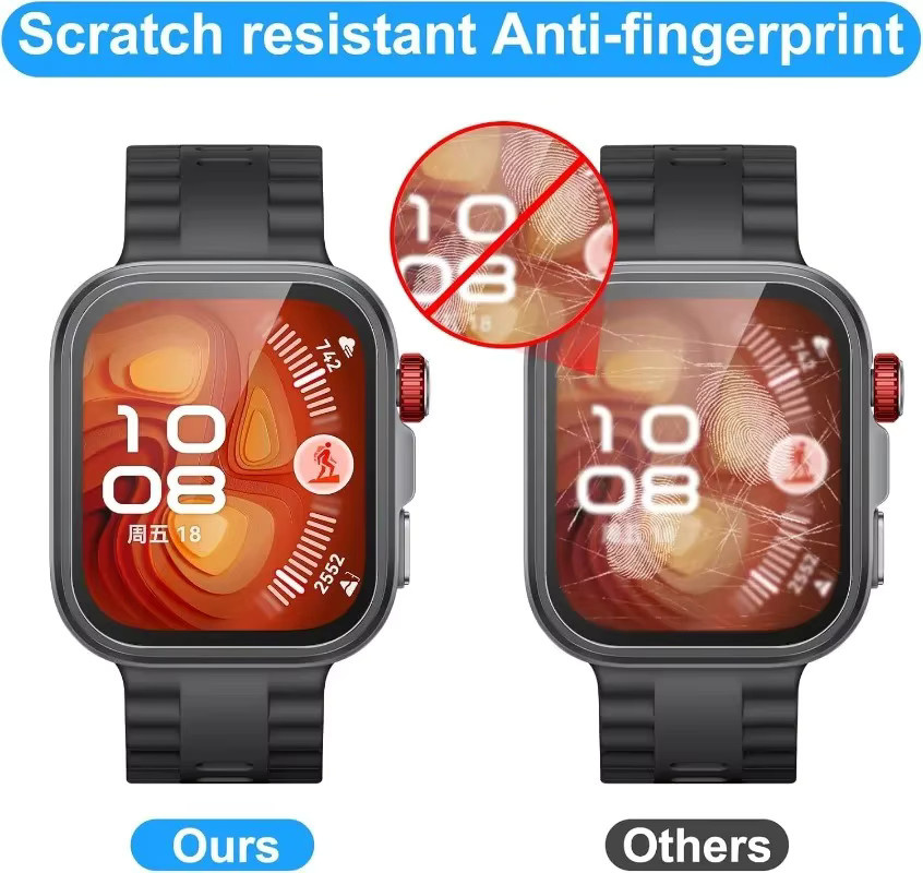 Huawei Smartwatch Screen Protector, TPU, transparent, 5 Stück - Bild 3