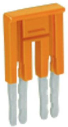 WAGO 282-439 Brücker in Orange, 50 Stück - Bild 1