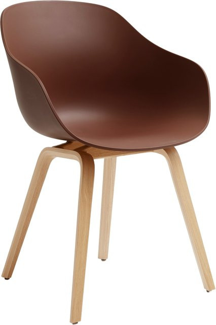 HAY About A Chair AAC 222 mit Armlehnen in Rot und Eiche - Bild 1