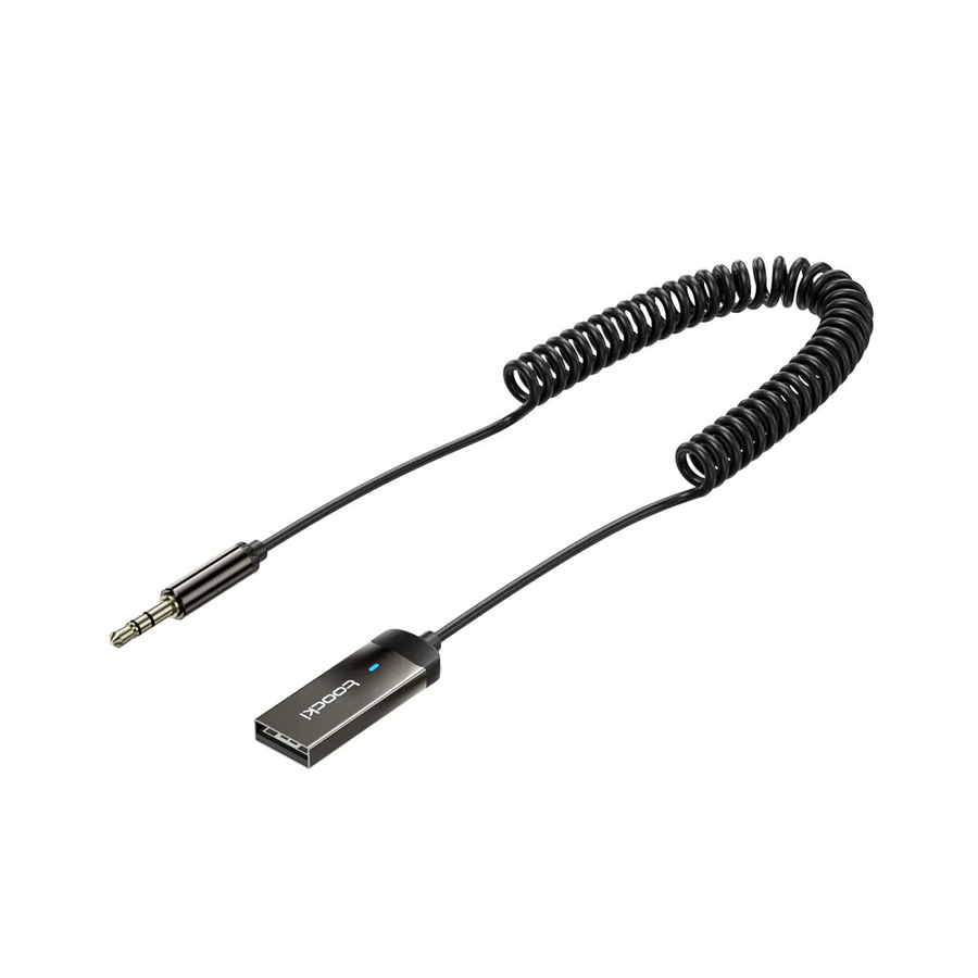 Toocki Bluetooth 6.0 Aux-Adapter für das Auto, USB zu 3,5mm Klinke Audio-Empfänger und Sender in Schwarz - Bild 5