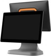 Sunmi T2s Lite Kassensystem Android in Schwarz und Orange mit 15,6 Zoll kapazitivem Touchscreen, 4GB RAM, 64GB Flash und Qualcomm Octa Core Prozessor - Bild 1