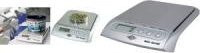 Wedo Electronic Scale OPTIMO Steel 5000 Digitale Küchenwaage mit LCD-Display in Silber, B/T/H: 245 x 186 x 40 mm - Bild 1