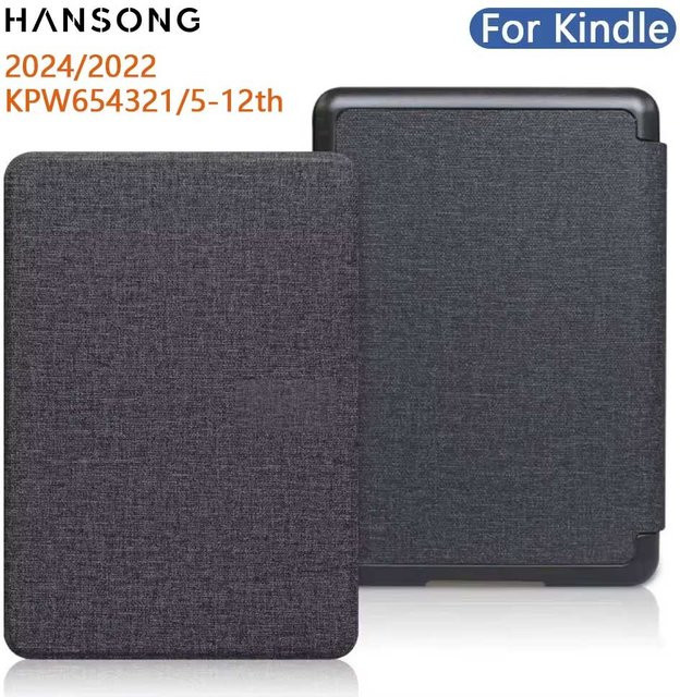 Hansong Magnetische Schutzhülle für Kindle Paperwhite Generationen 1 2 3 5 6 10 11 12 Colorsoft in Schwarz - Bild 1