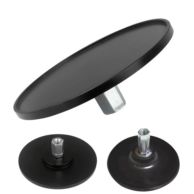 Schwarzer 3XLR Saugnapfadapter für Teleskop-Linearantriebe mit M6 M8 M10 Gewinde - Bild 5